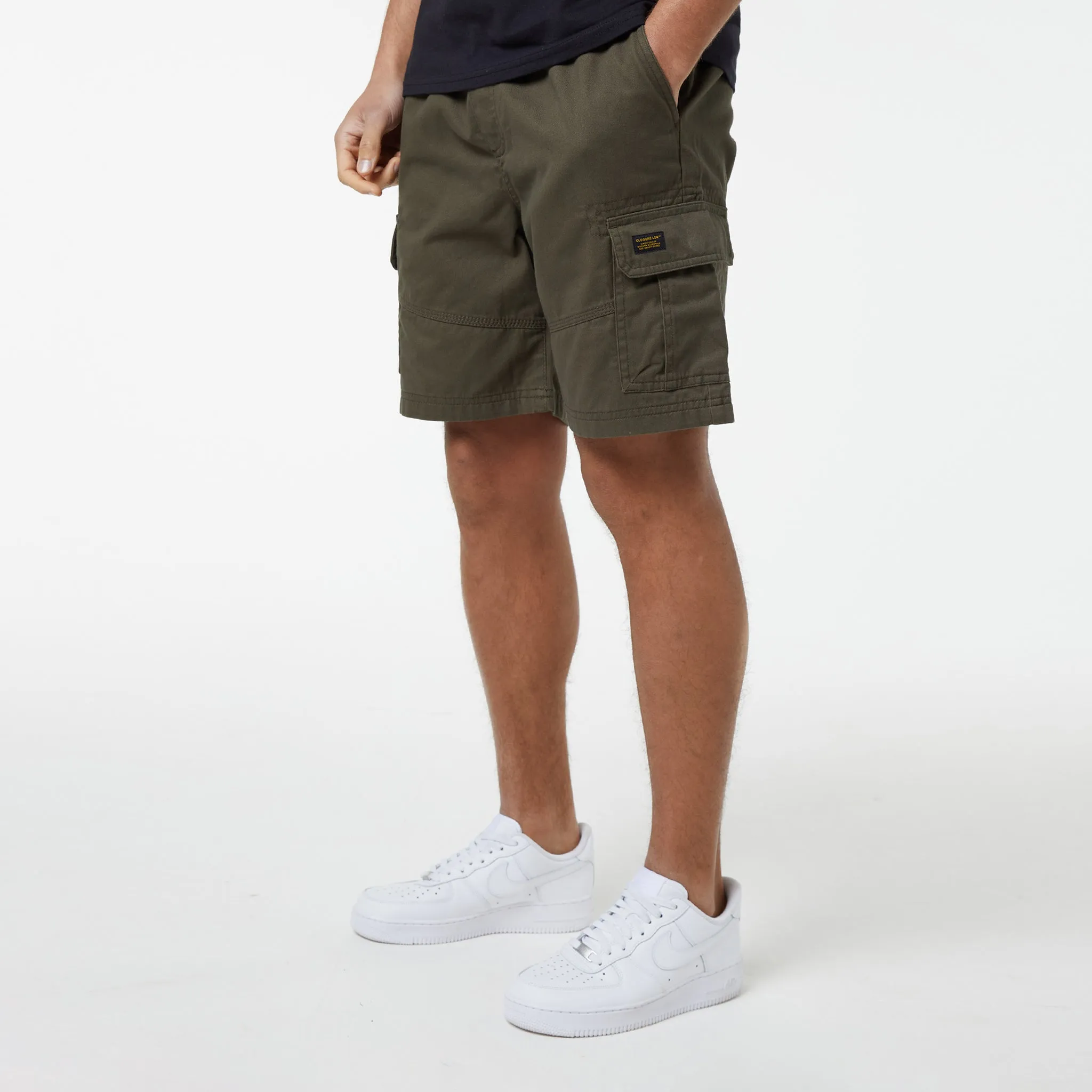 2-Pack Utility Cargo Short | Black Khaki