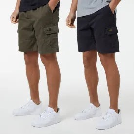 2-Pack Utility Cargo Short | Black Khaki