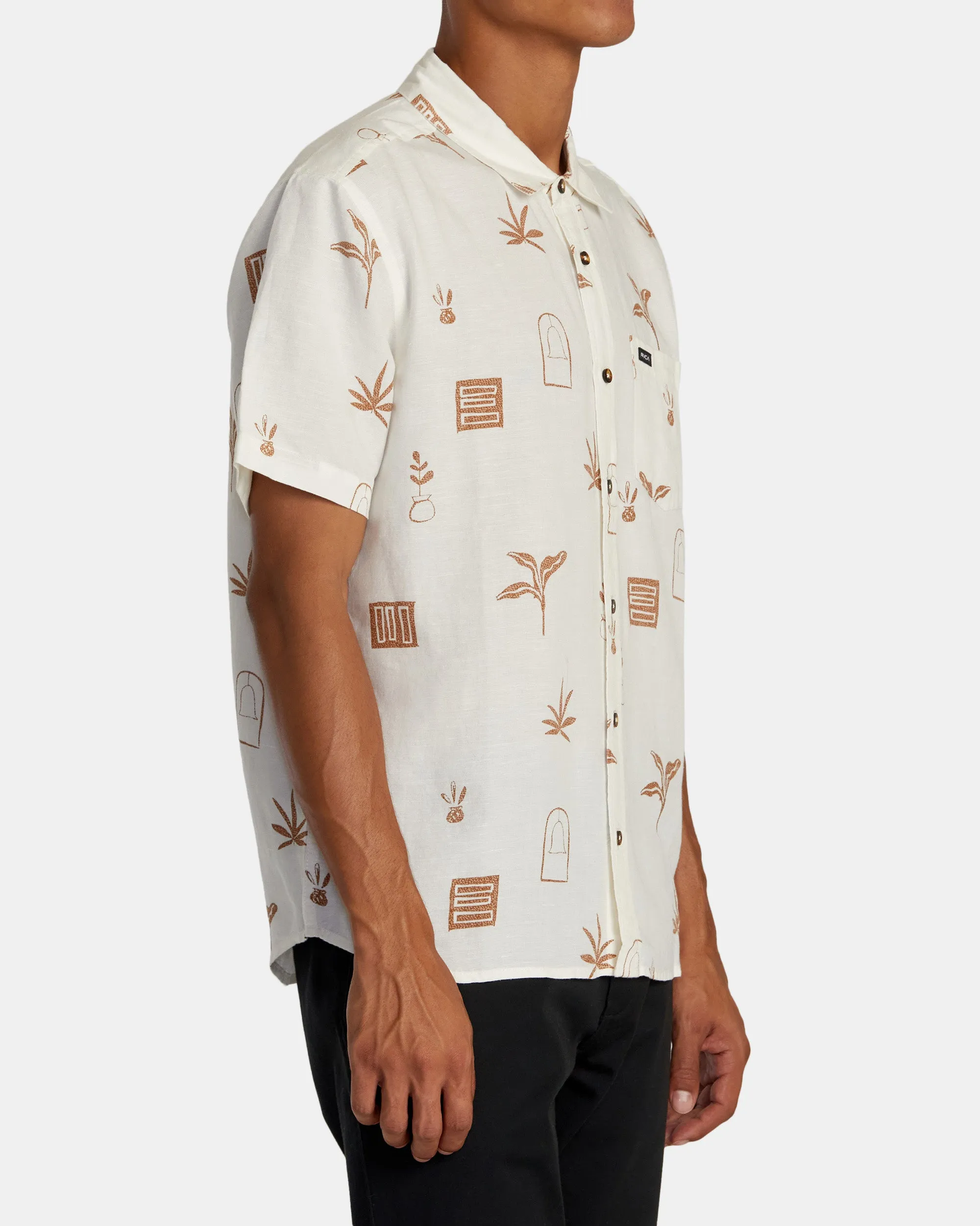 Artifacts Short Sleeve Shirt - Ecru