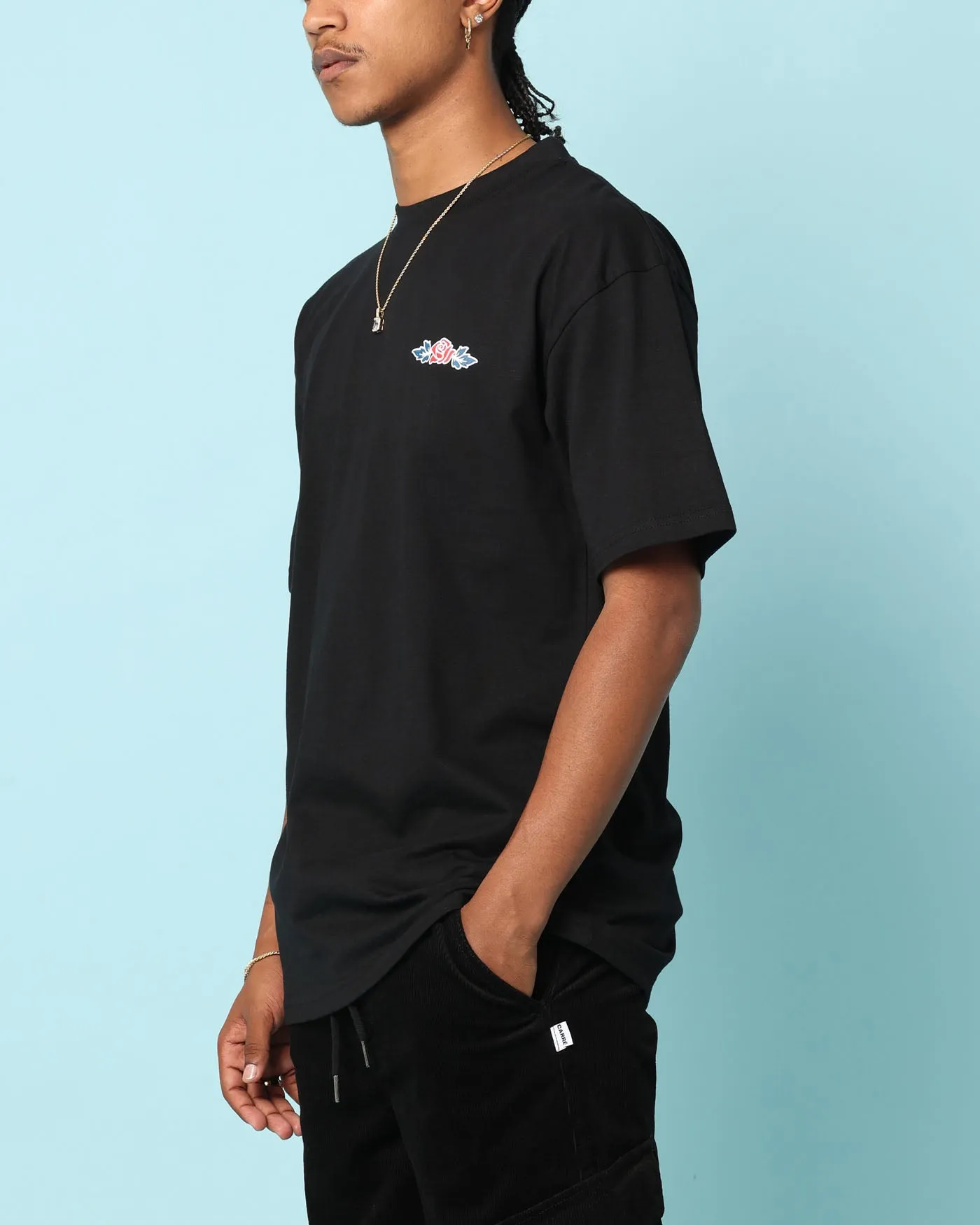 Carré Rosebud T-Shirt Black