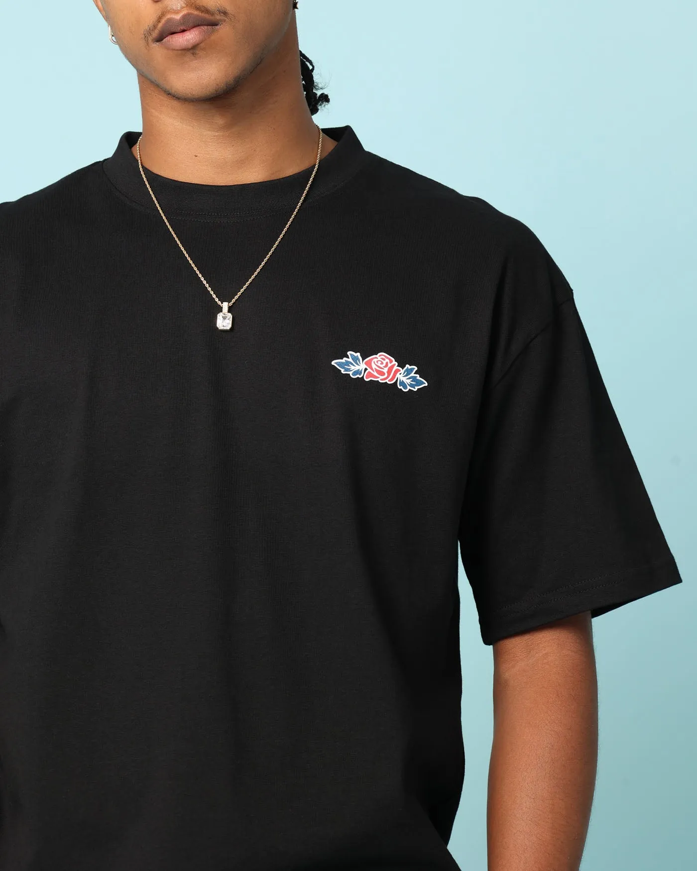Carré Rosebud T-Shirt Black