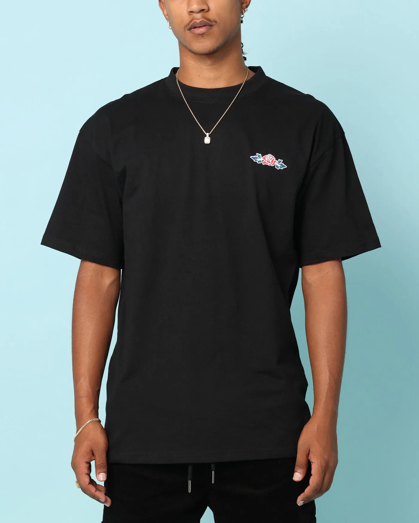 Carré Rosebud T-Shirt Black