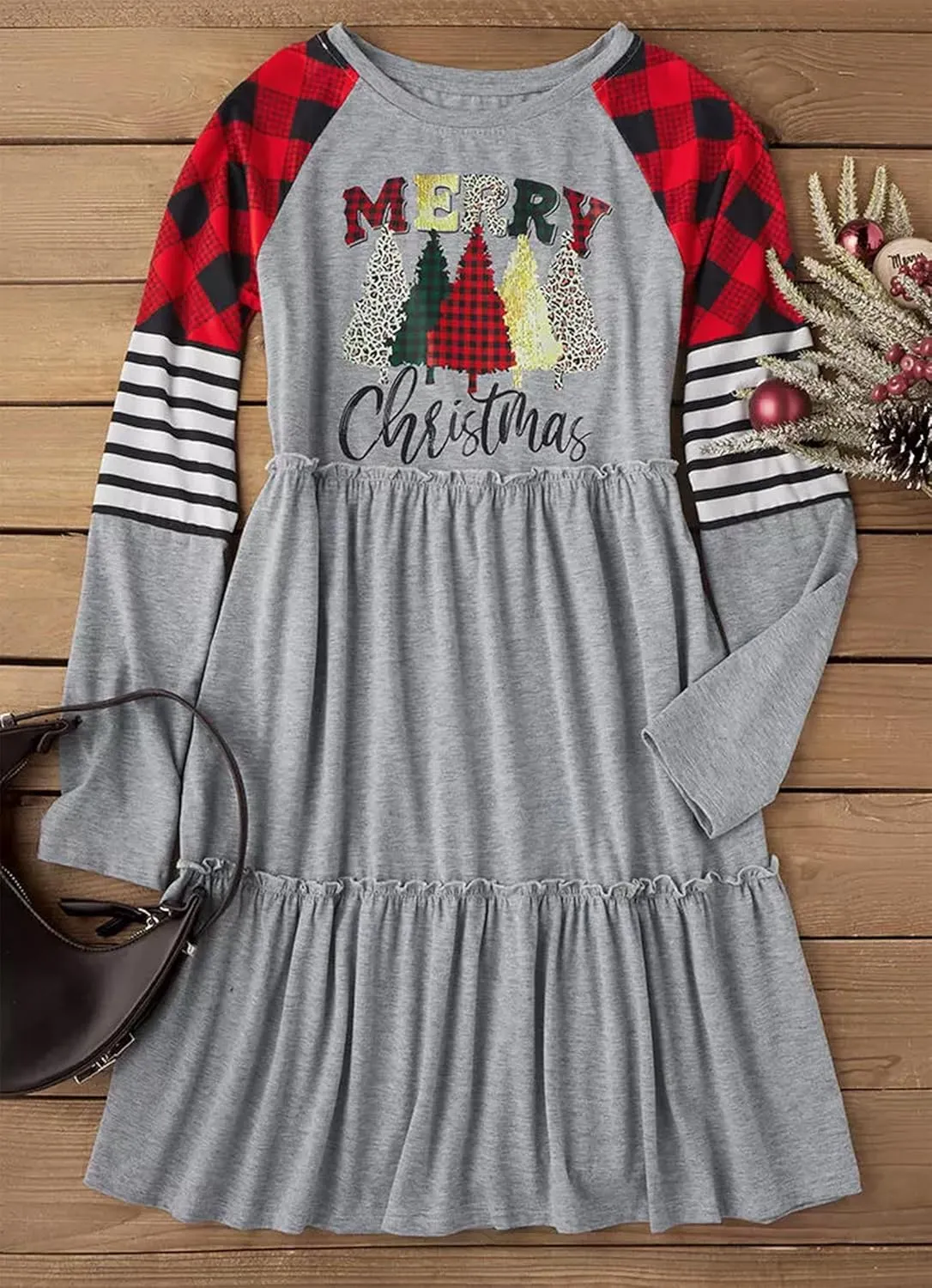 CHUNTIANRAN American Flag Star Vertical Striped Ruffled Mini Dress Women 4th of July Patriotic Dresses Casual Tank Dress