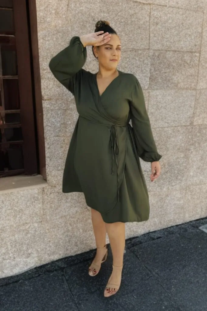 Classic wrap dress