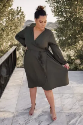 Classic wrap dress