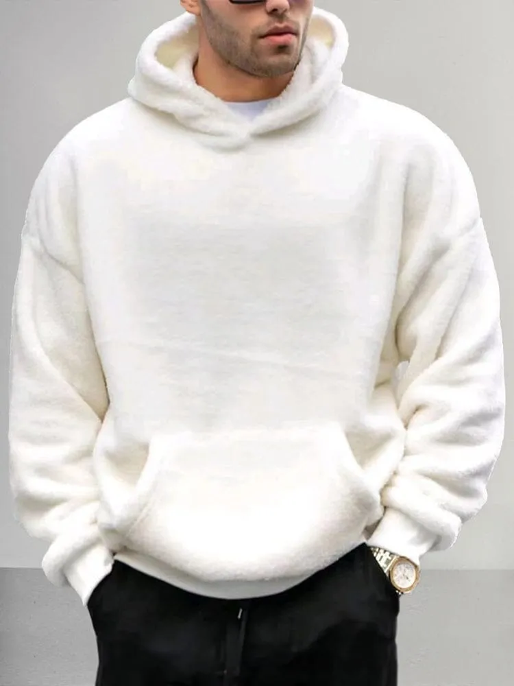 Comfy Lambswool Pullover Hoodie