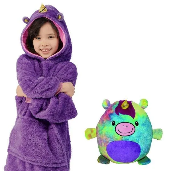 Cuddly - Warm Comfy Pet Shaped Pillow Cum Hoodie