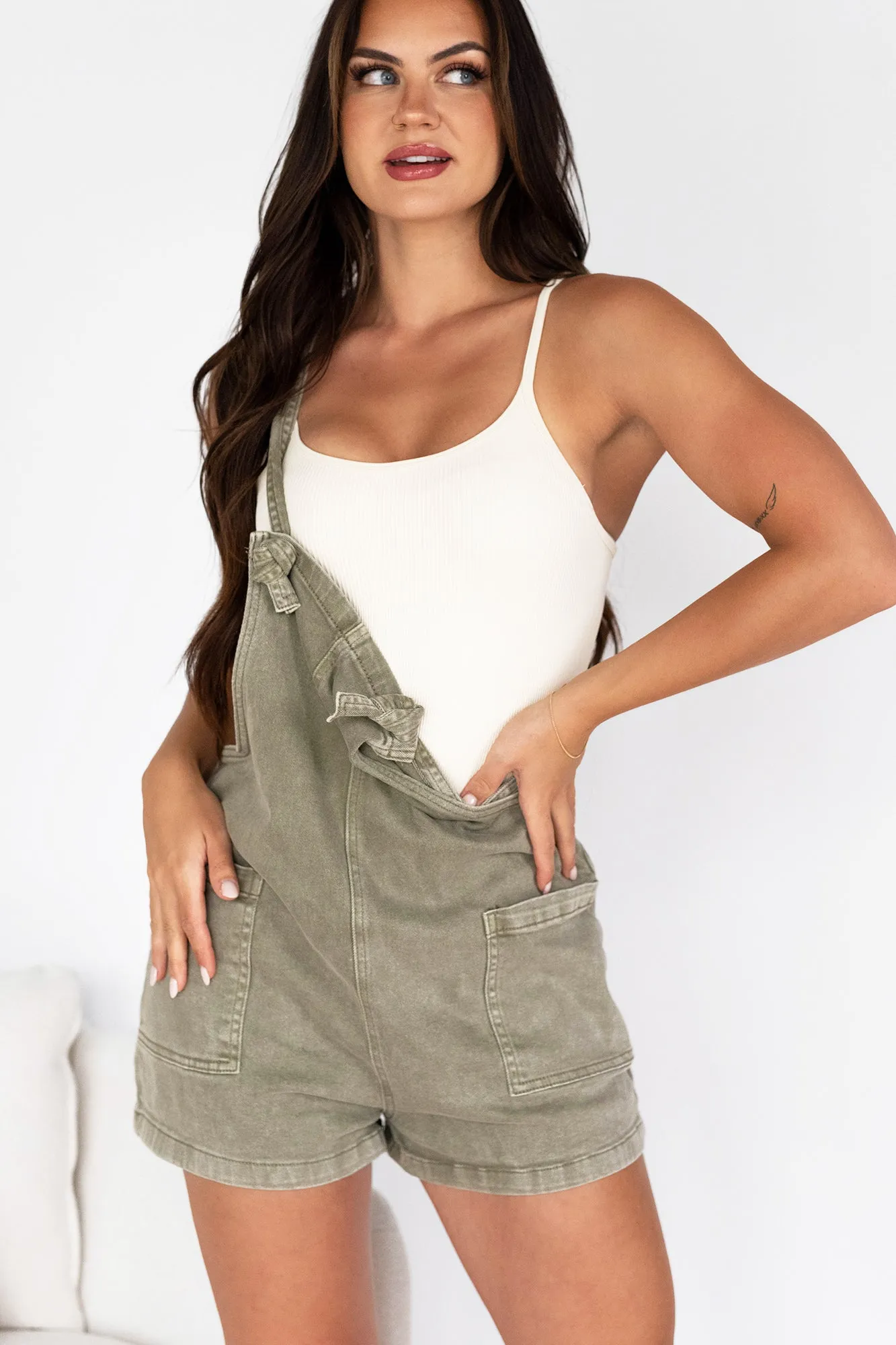 Embry Seamless Tank Bodysuit (Vanilla)