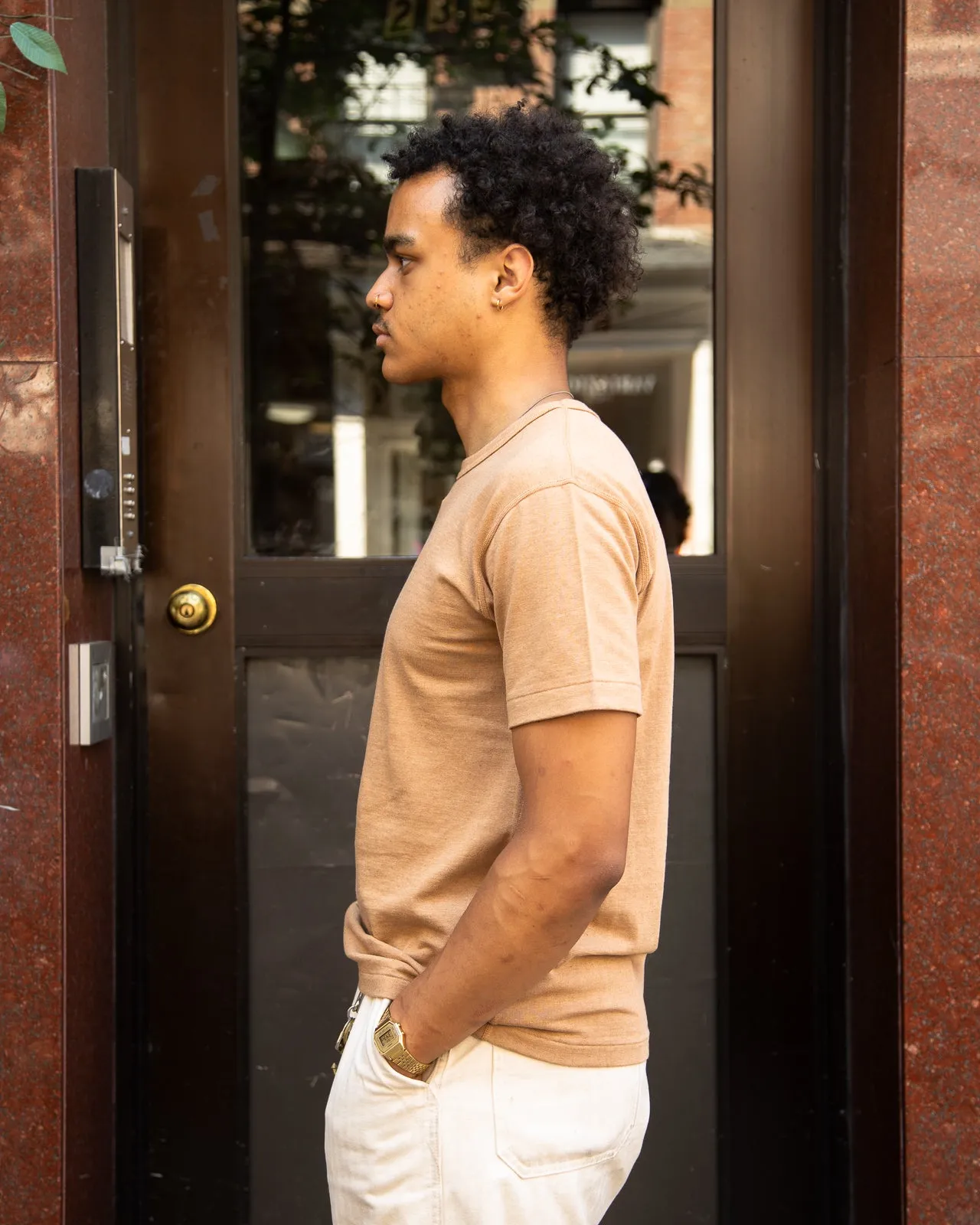Foxfibre® Tsuriami Crewneck T-shirt - Coyote 70