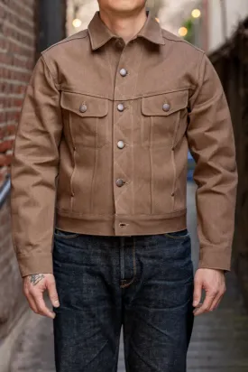 Freenote Cloth High Low Jacket - 15oz Light Brown Denim