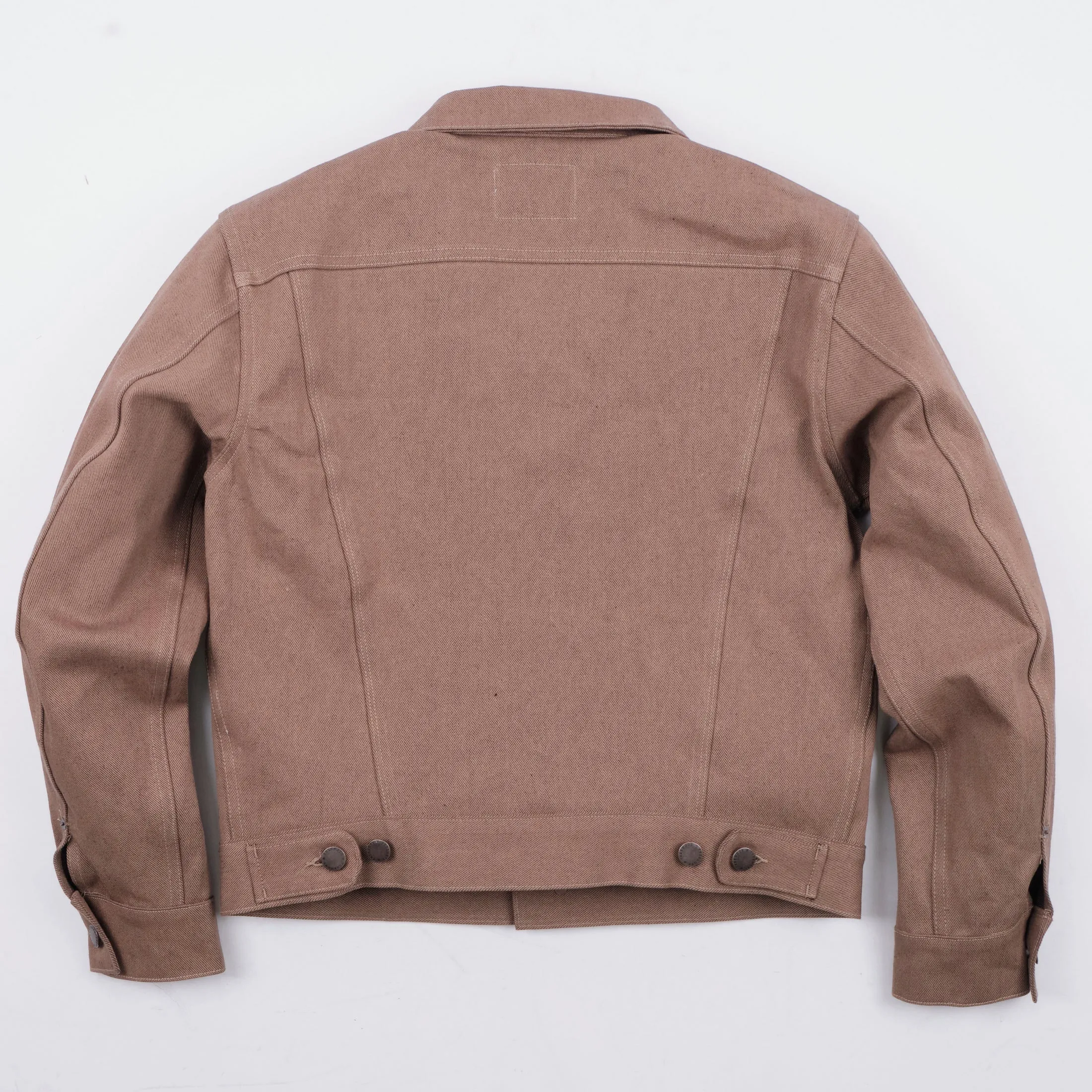 Freenote Cloth High Low Jacket - 15oz Light Brown Denim