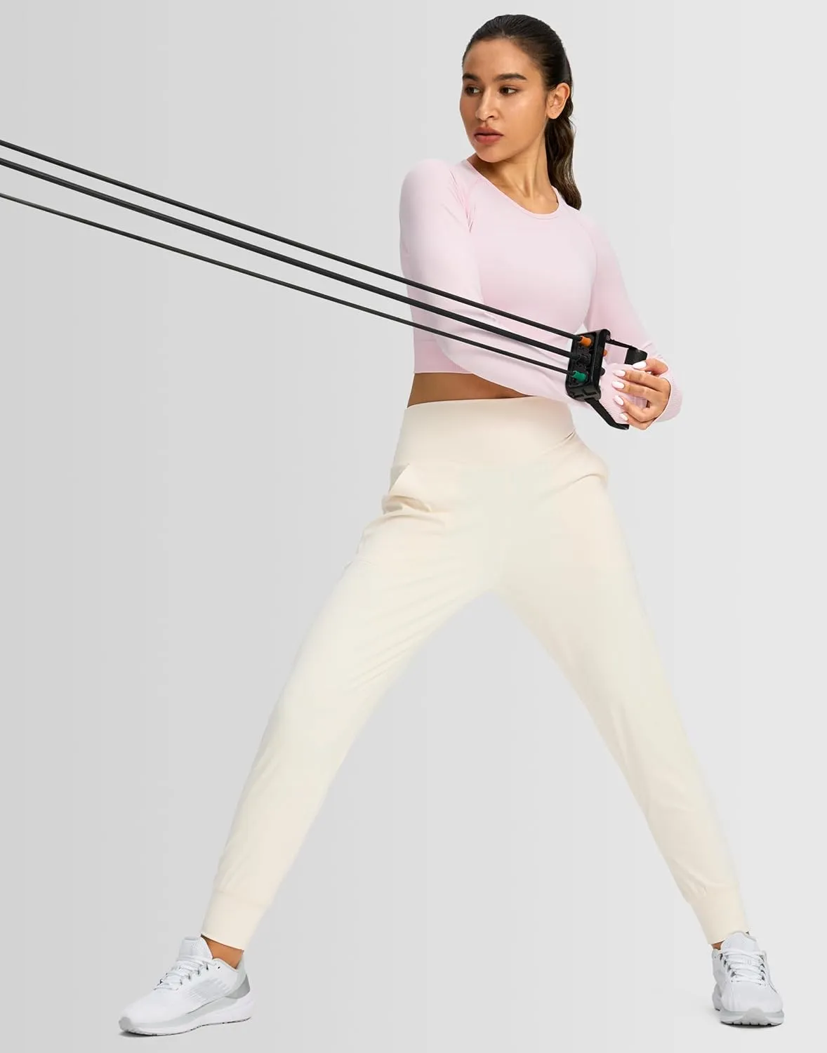 G Gradual Women's Joggers High Waisted Yoga Pants with Pockets Loose Leggings for Women Workout, Athletic, Lounge