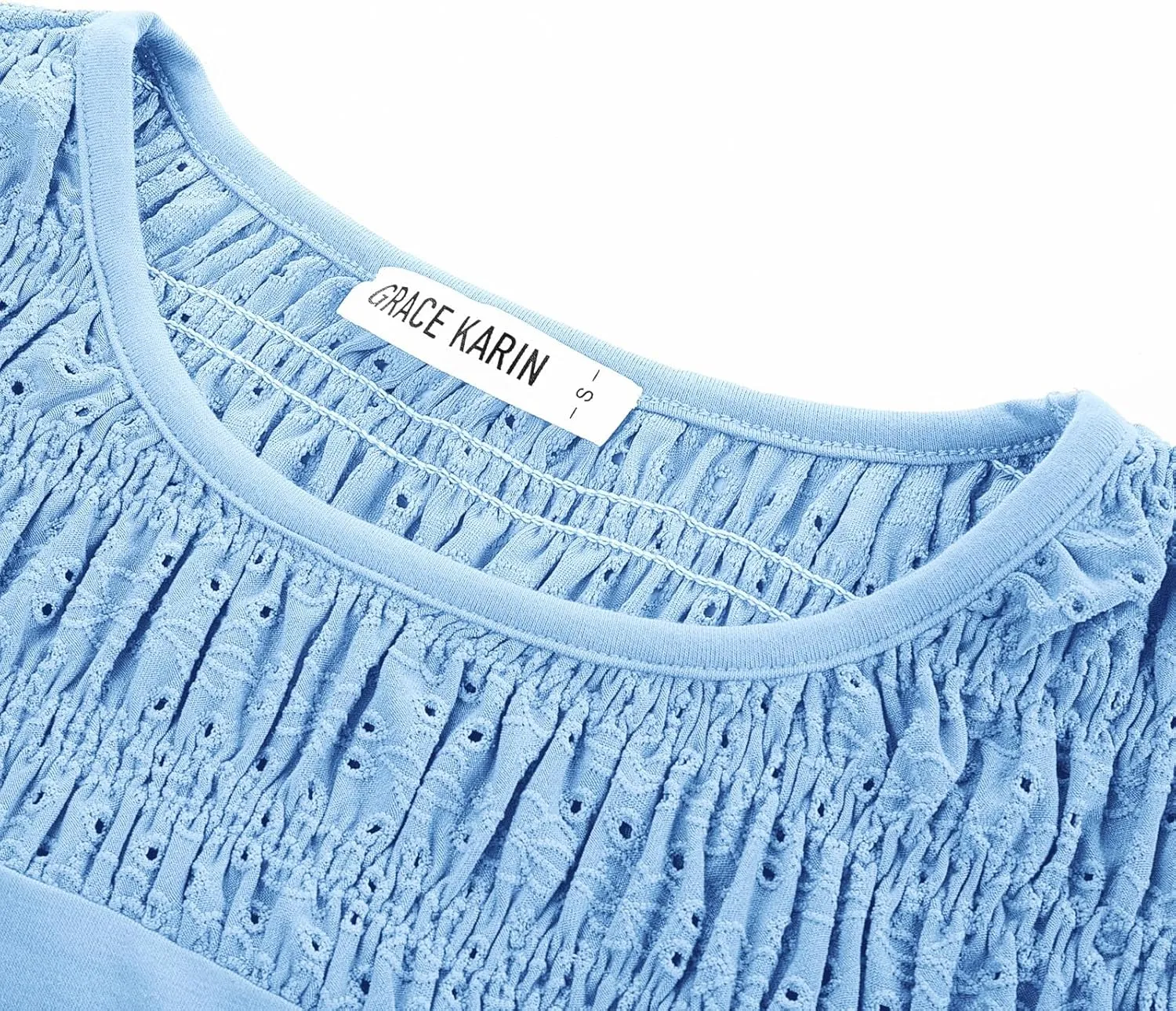 GRACE KARIN Womens Short Sleeve Tops Business Casual Shirts Loose Fit Tshirts Summer Clothes Fashion Trendy Outfit
