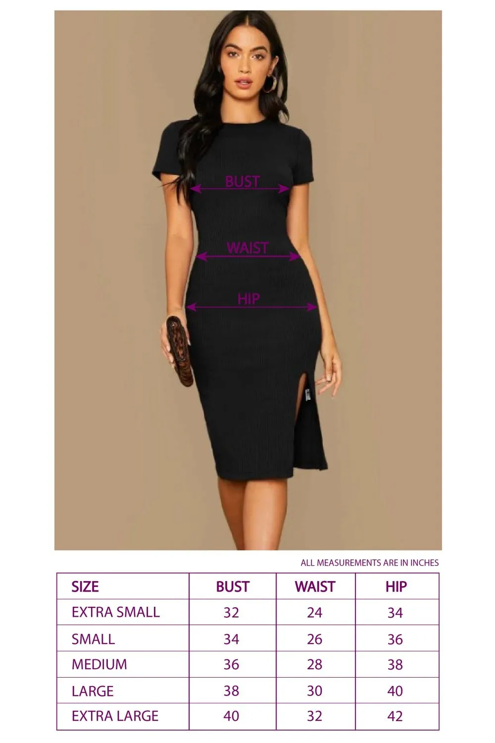 High Low Mini Dress Black