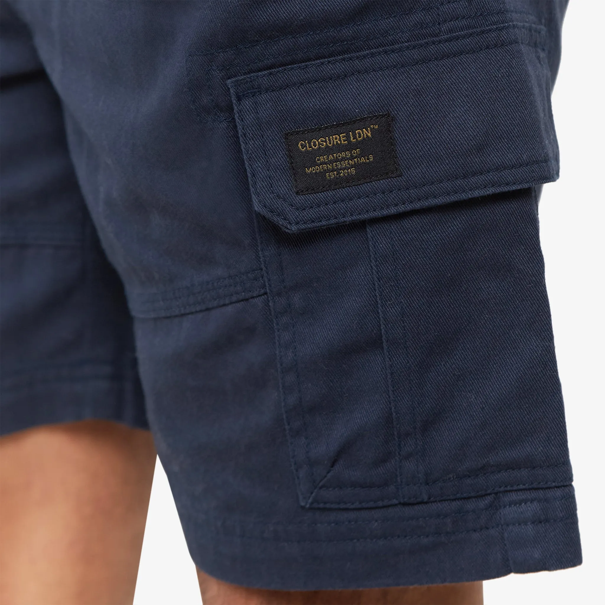 Hoodie Cargo Short Twinset | Light Marl Navy