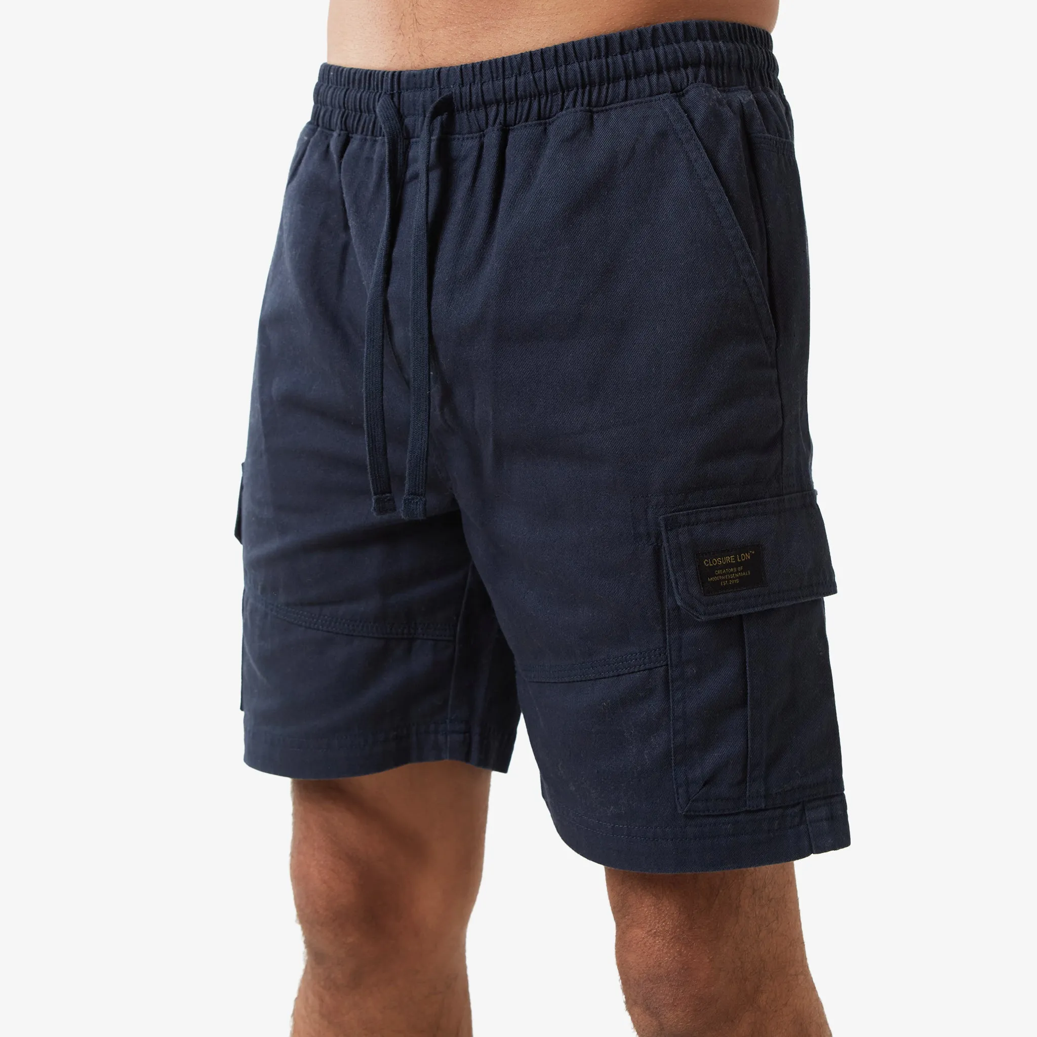 Hoodie Cargo Short Twinset | Light Marl Navy