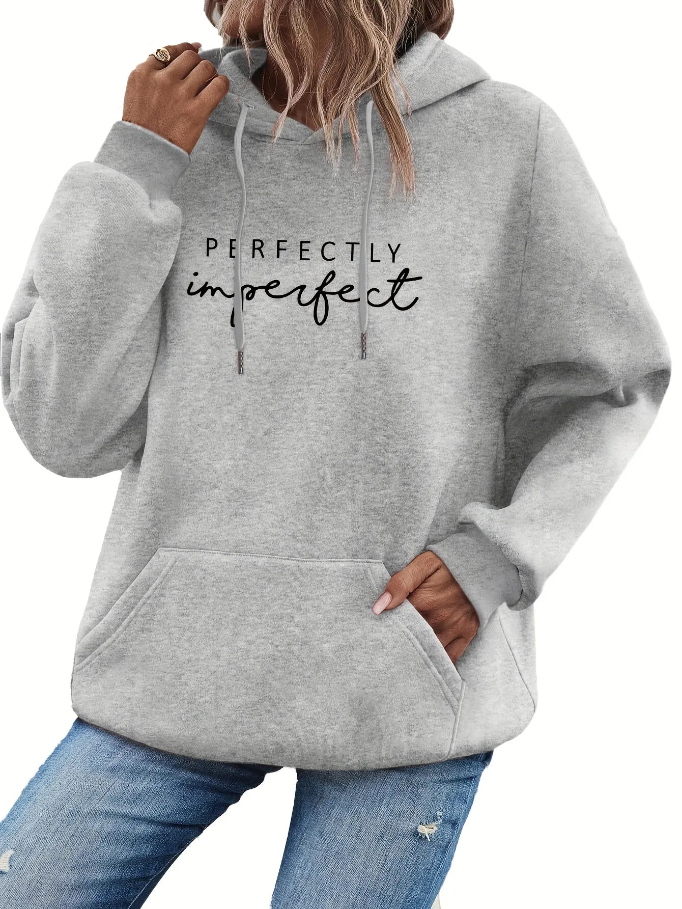 Ivyshape | Comfy Printed Hoodie