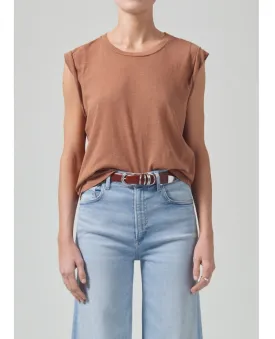 Kelsey Roll Sleeve Tee Topaz Malt Ball