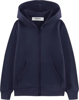 Kid Nation Kids Soft Brushed Fleece Zip-Up Hooded Sweatshirt Hoodie for Boys or Girls 4-12 Years