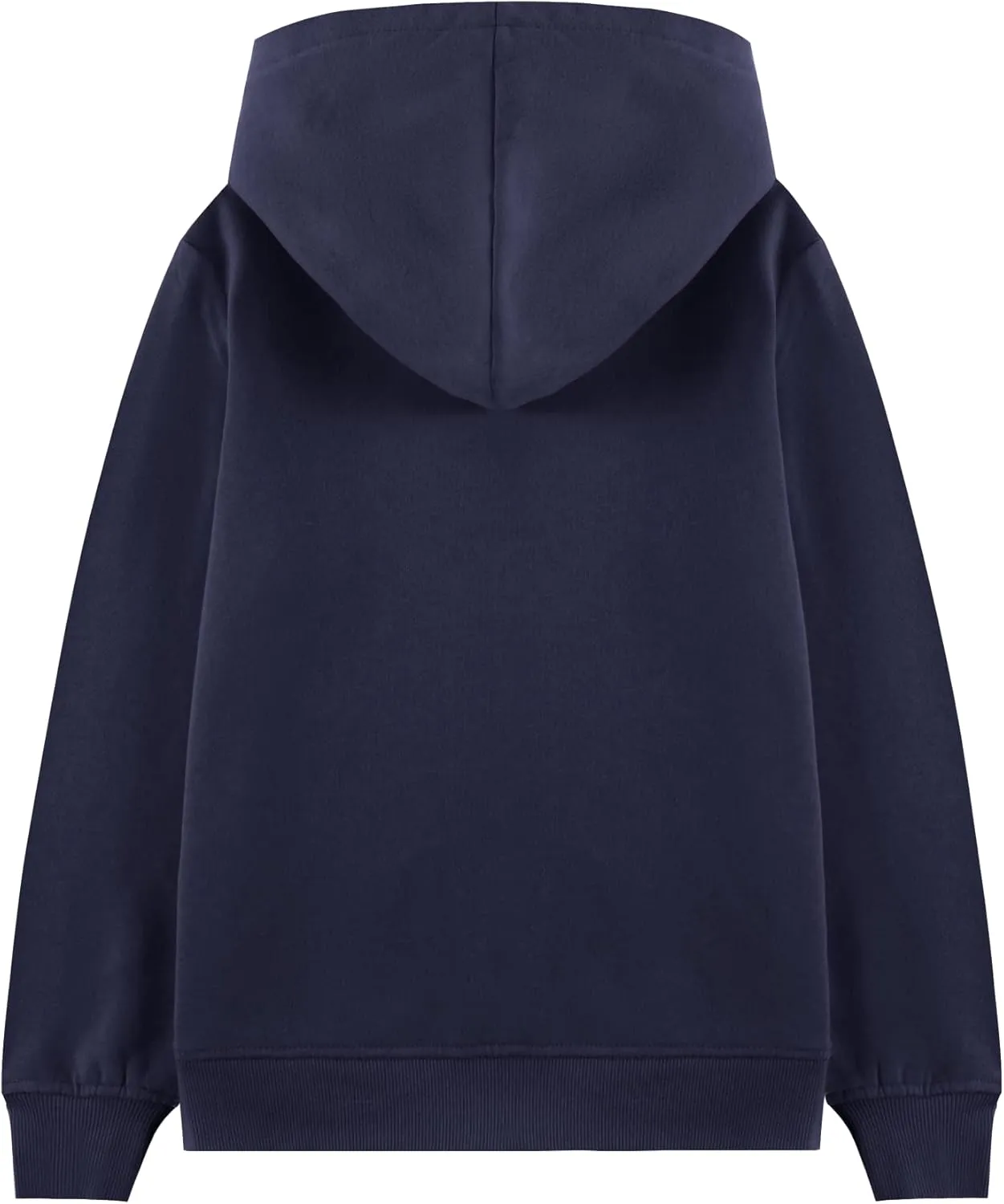 Kid Nation Kids Soft Brushed Fleece Zip-Up Hooded Sweatshirt Hoodie for Boys or Girls 4-12 Years