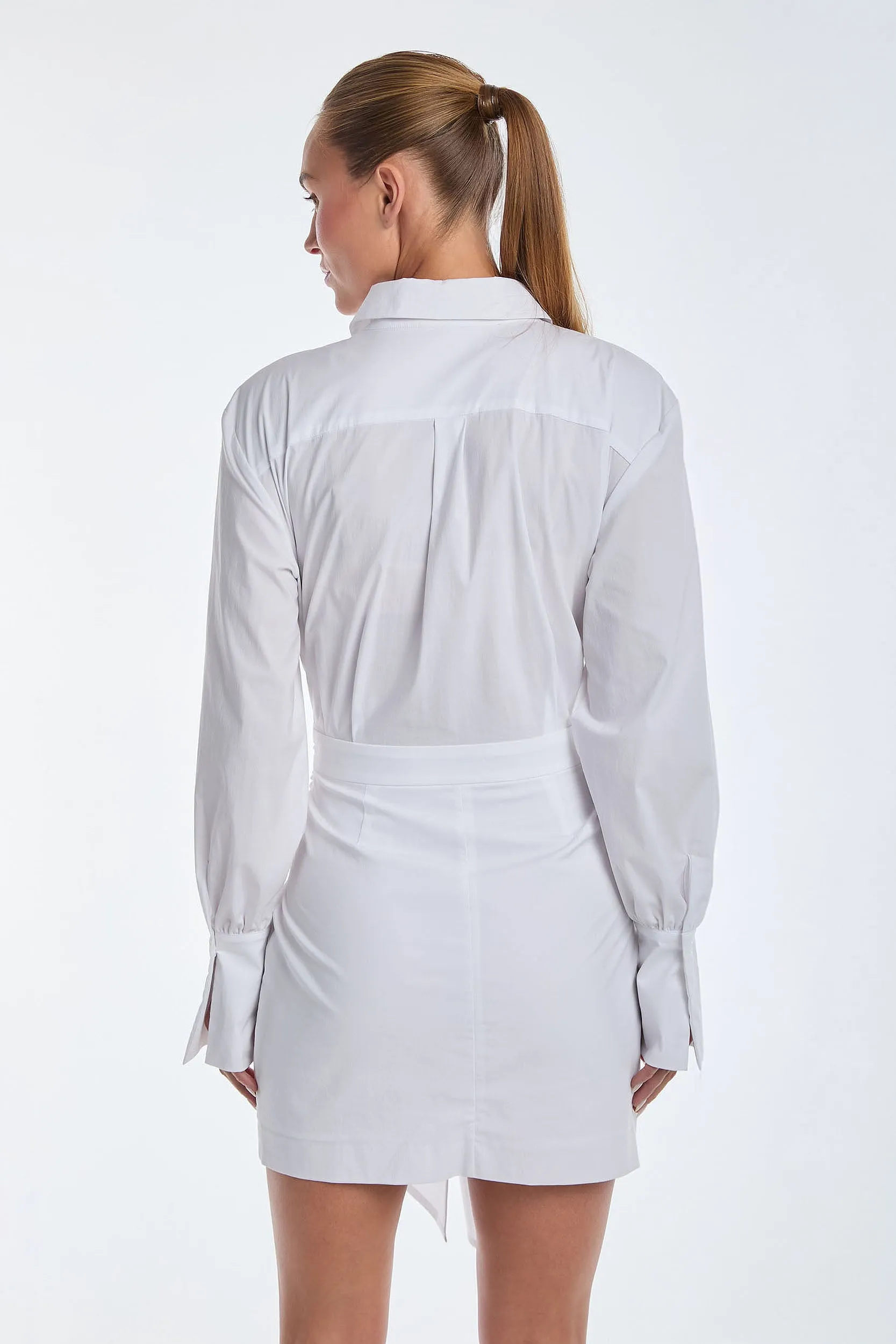 Lana Wrap Dress - White