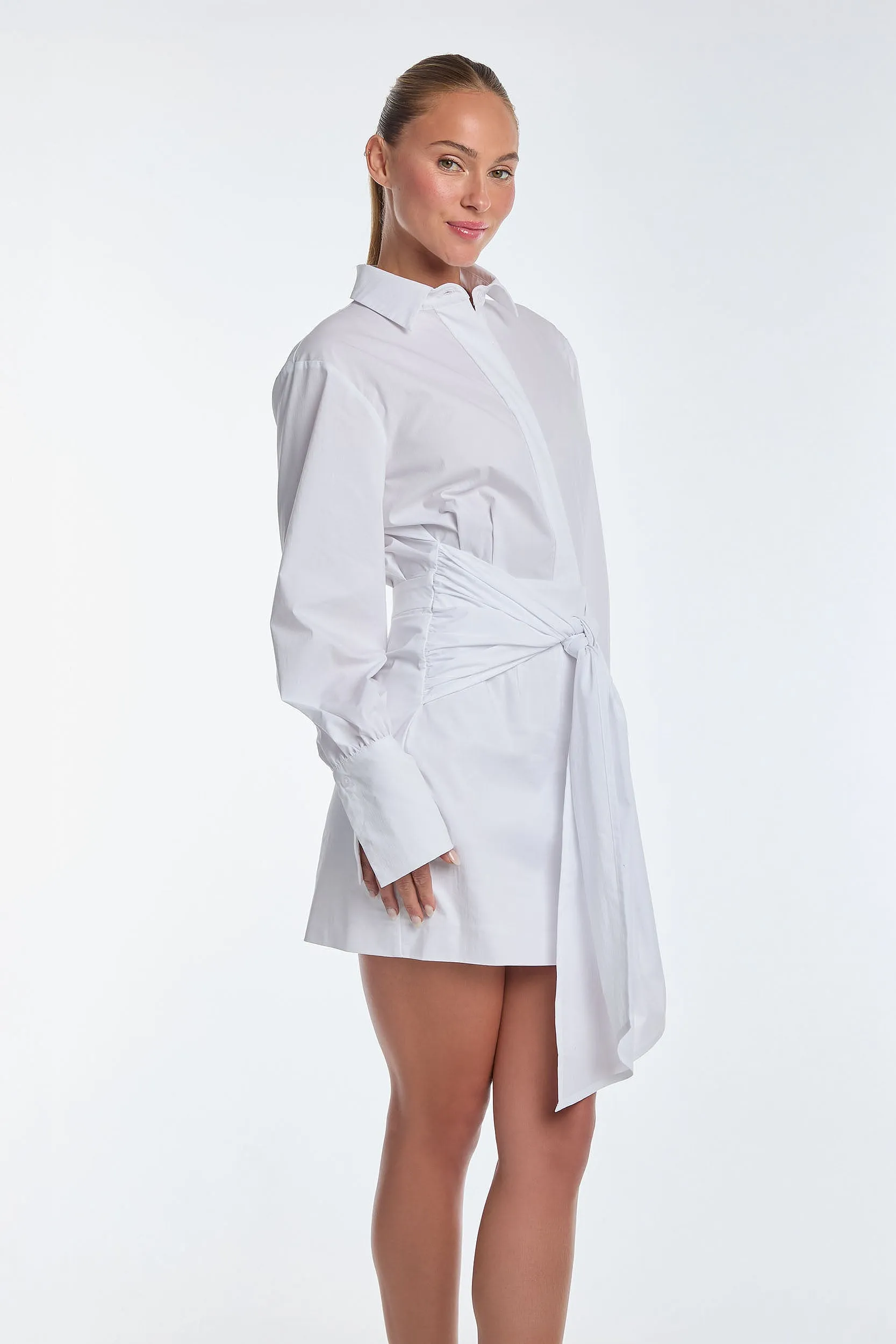 Lana Wrap Dress - White