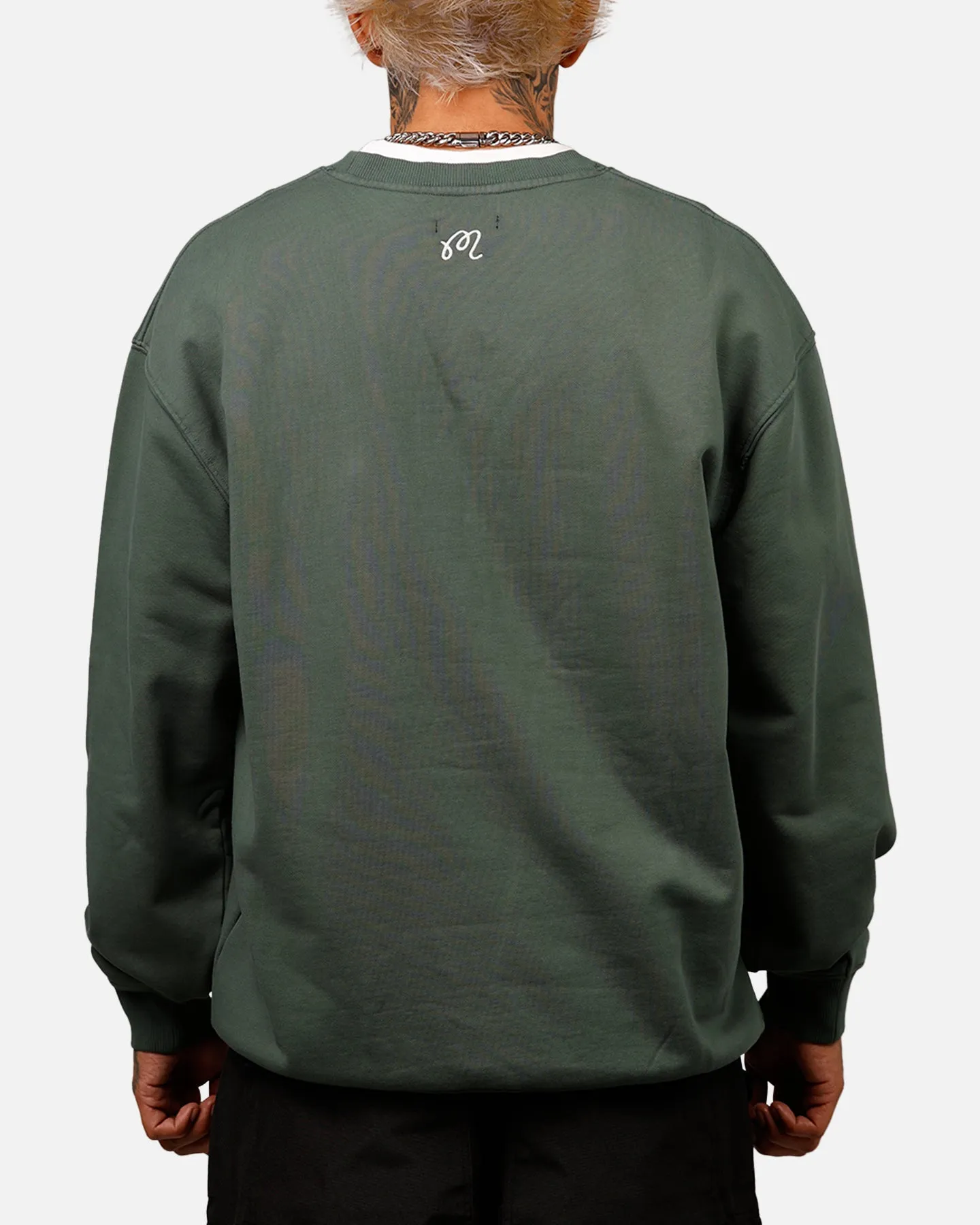 Malbon GD Crewneck Evergreen