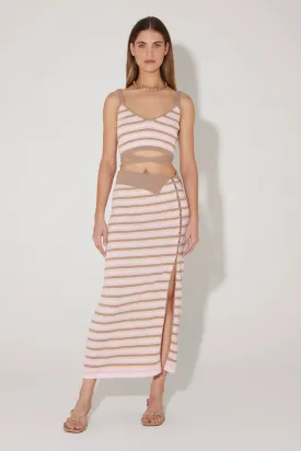 Marley Knit Crop Top in Neapolitan