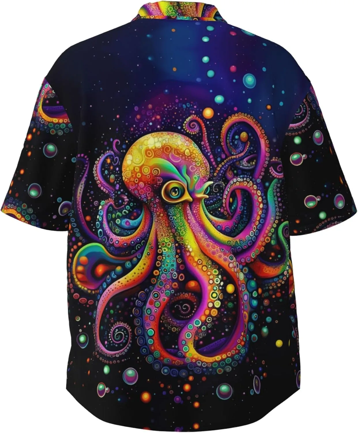Mens Short Sleeve Button Up Shirts, Casual Party Shirts Stylish Beach Shirt Gifts for Men