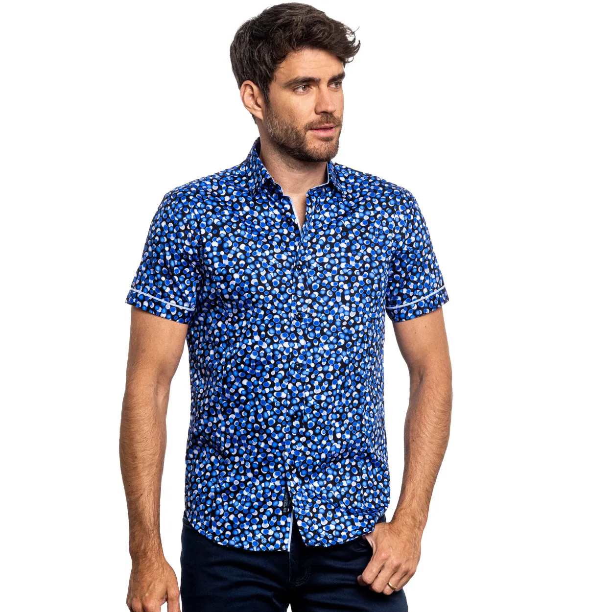 Powerhouse Short Sleeve Button Down Shirt