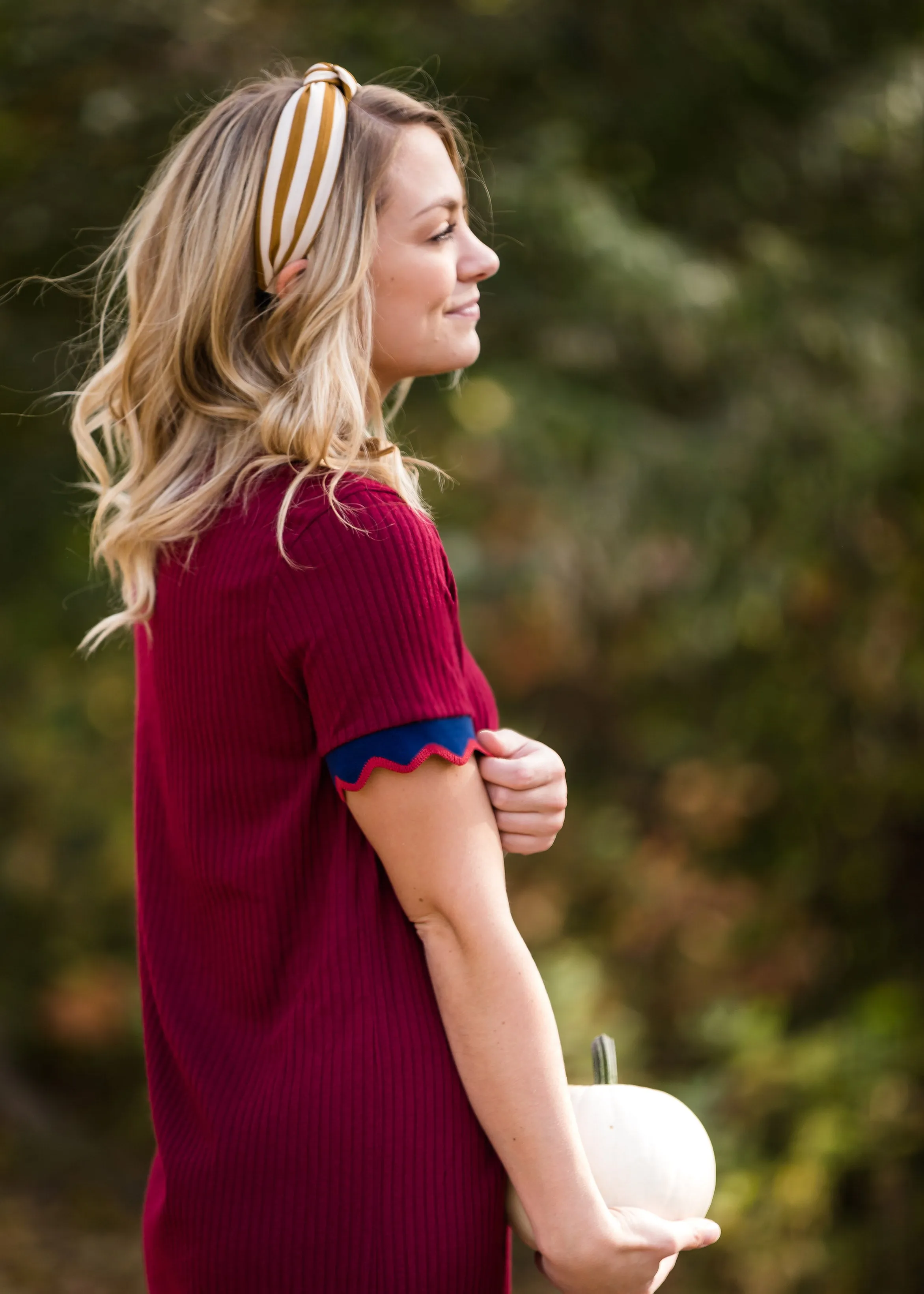 Ribbed Knit Stretch Midi Dress - FINAL SALE