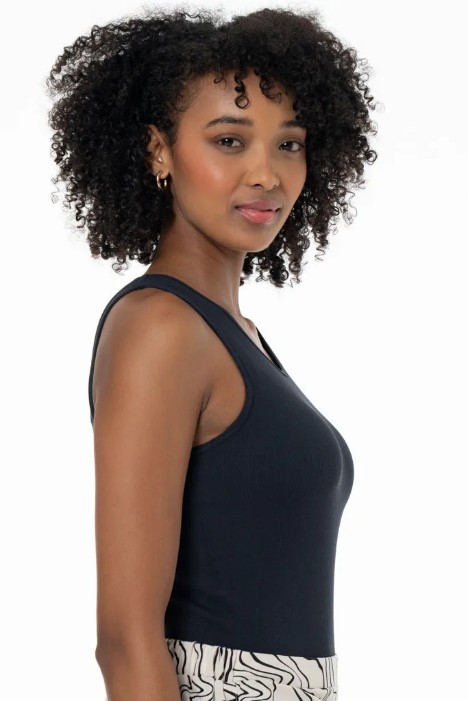 Seamless Bodysuit _ 141100 _ Charcoal