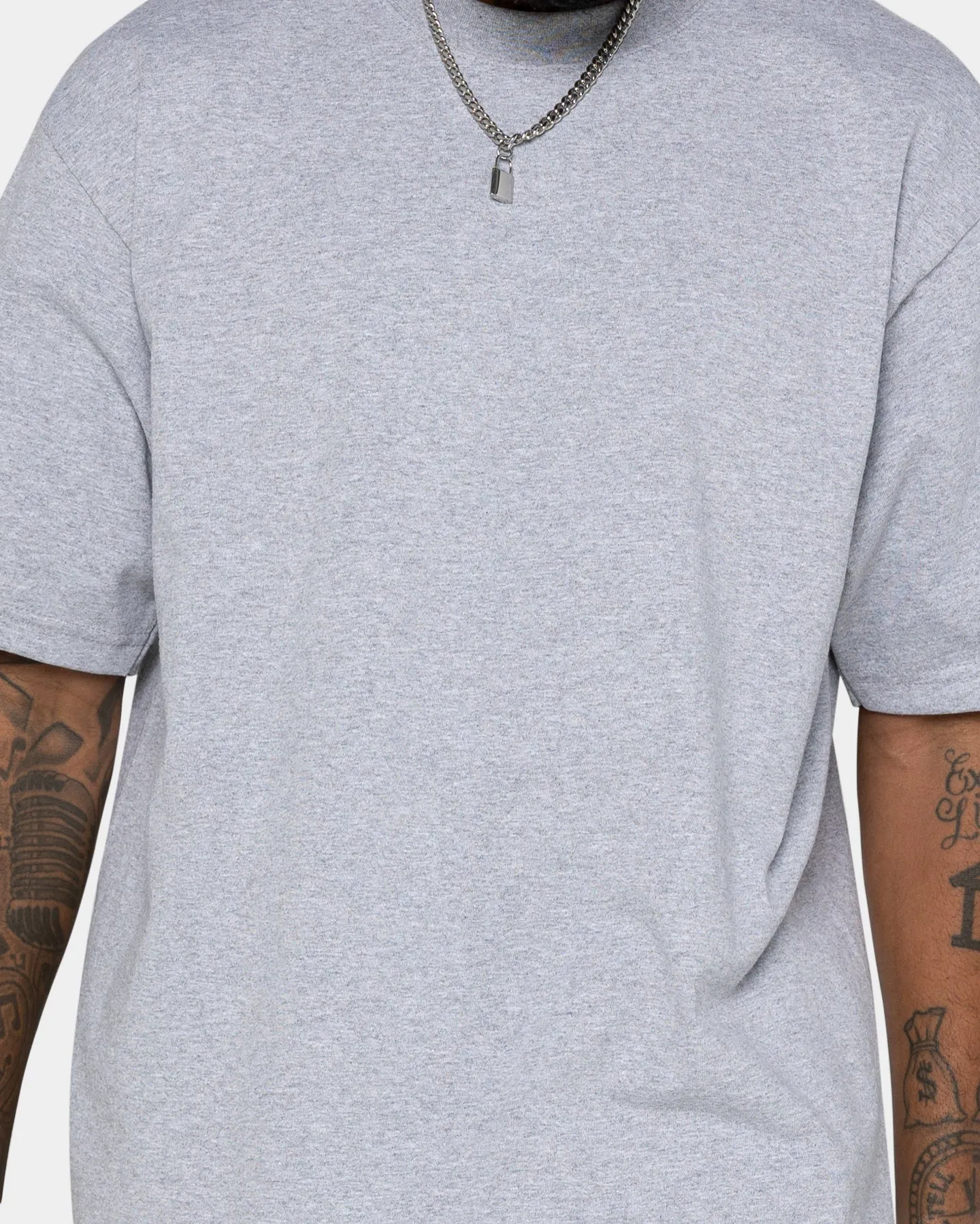 Shaka Wear Max Heavyweight Short Sleeve T-Shirt Heather Grey