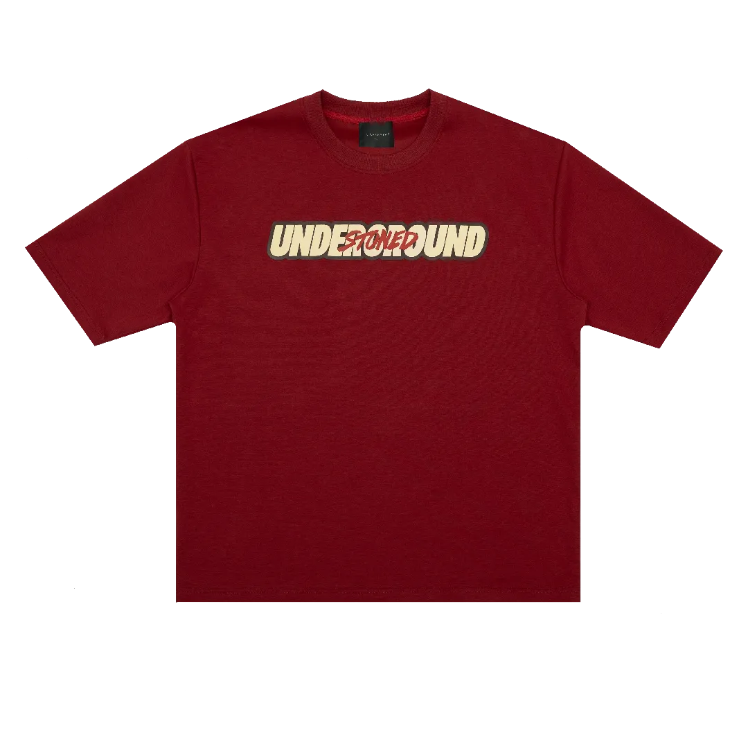 Stoned X UNDG : Basic Logo Tee Red