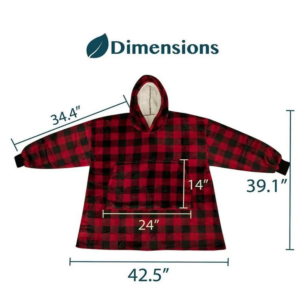 Super Soft Hoodie Blanket Oversized Comfy Sweatshirt Blanket