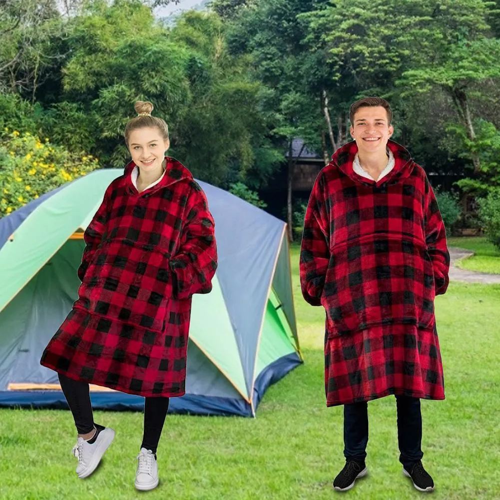 Super Soft Hoodie Blanket Oversized Comfy Sweatshirt Blanket