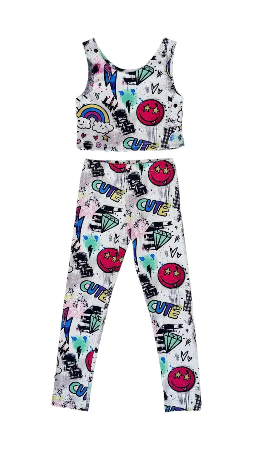 Unicorn Graffiti Athletic Set