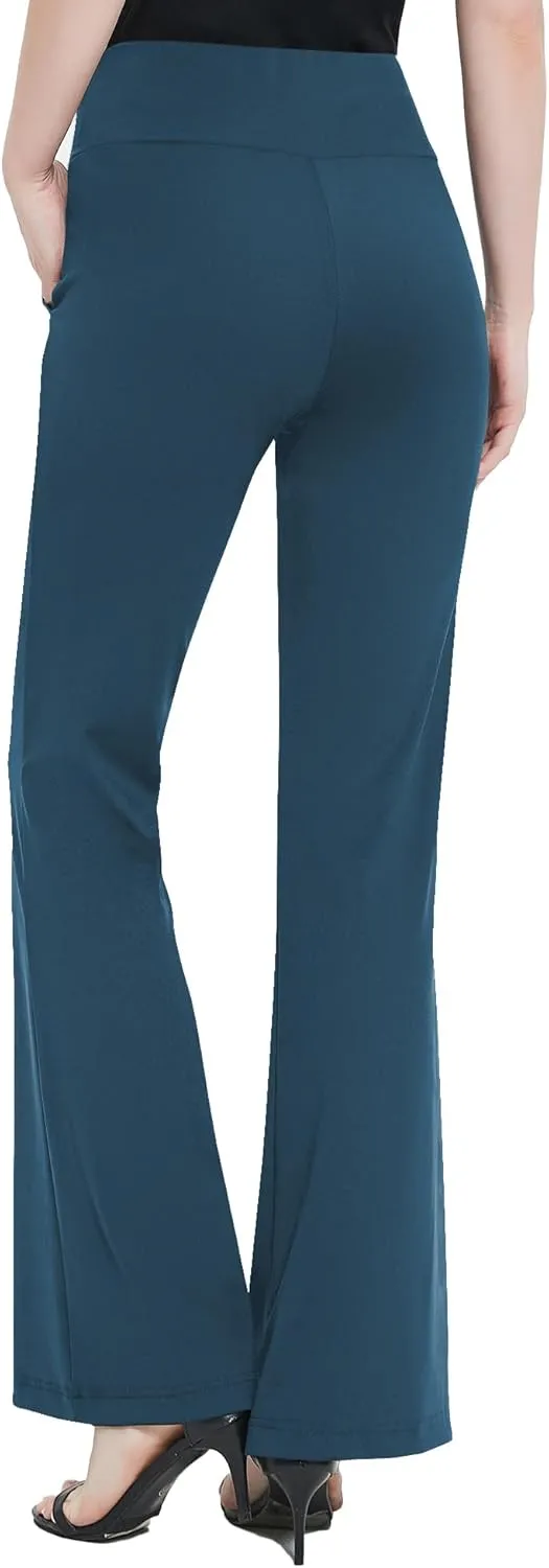 Urban CoCo Women's High Waist Stretchy Bootcut Yoga Pants Casual Flare Leggings Workout Bootleg Pants