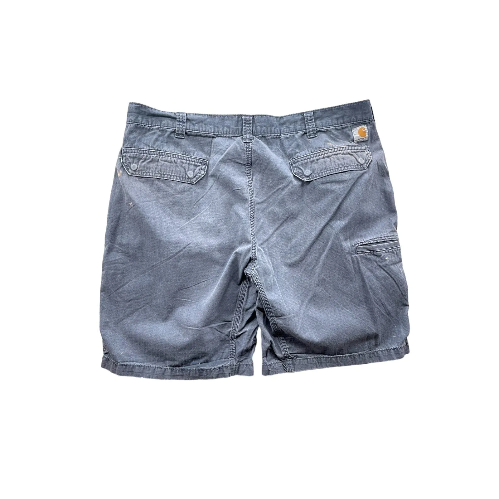 Vintage Carhartt Distressed Navy Utility Cargo Shorts