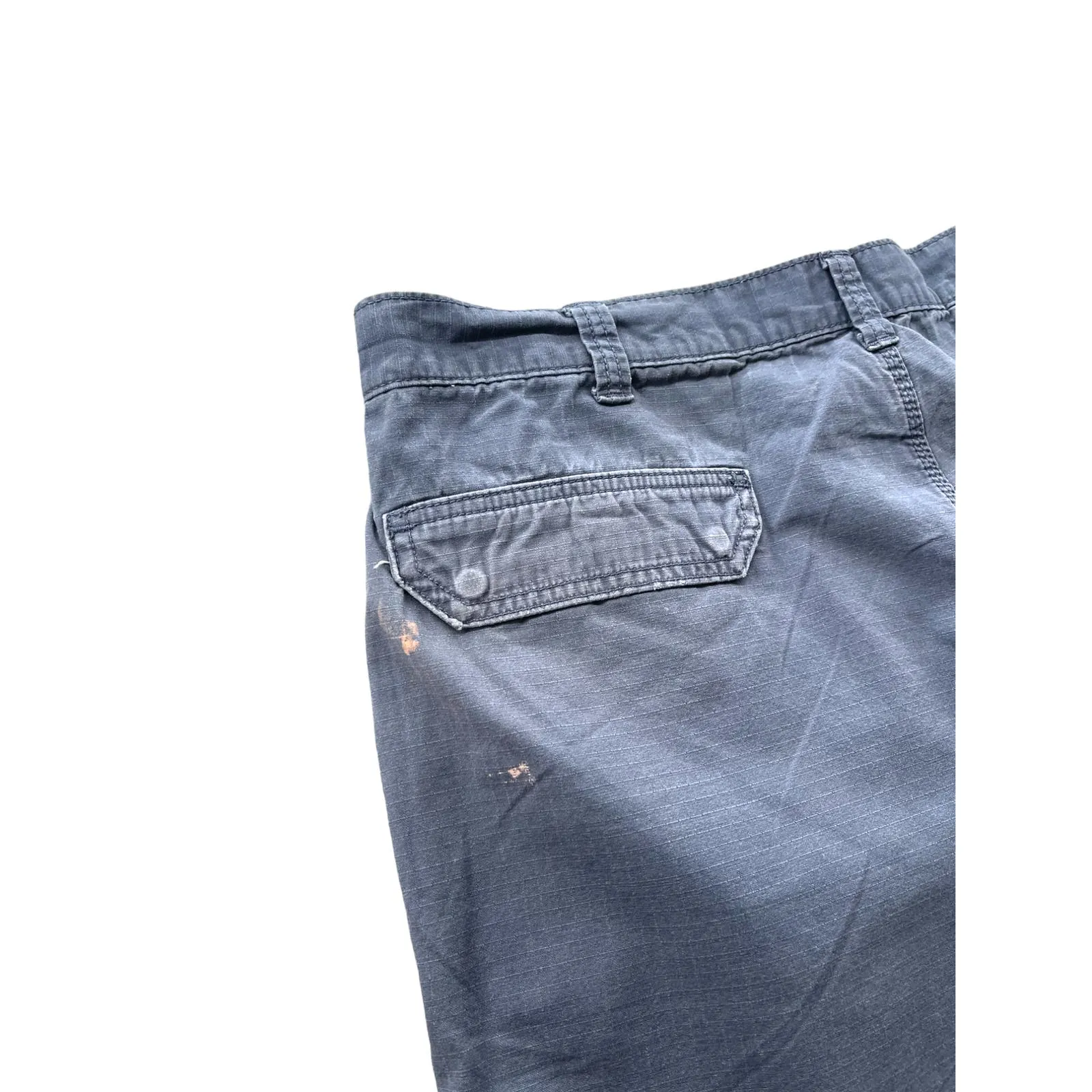 Vintage Carhartt Distressed Navy Utility Cargo Shorts