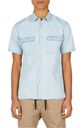 ZANEROBE: SHORT SLEEVE DENIM SHIRT